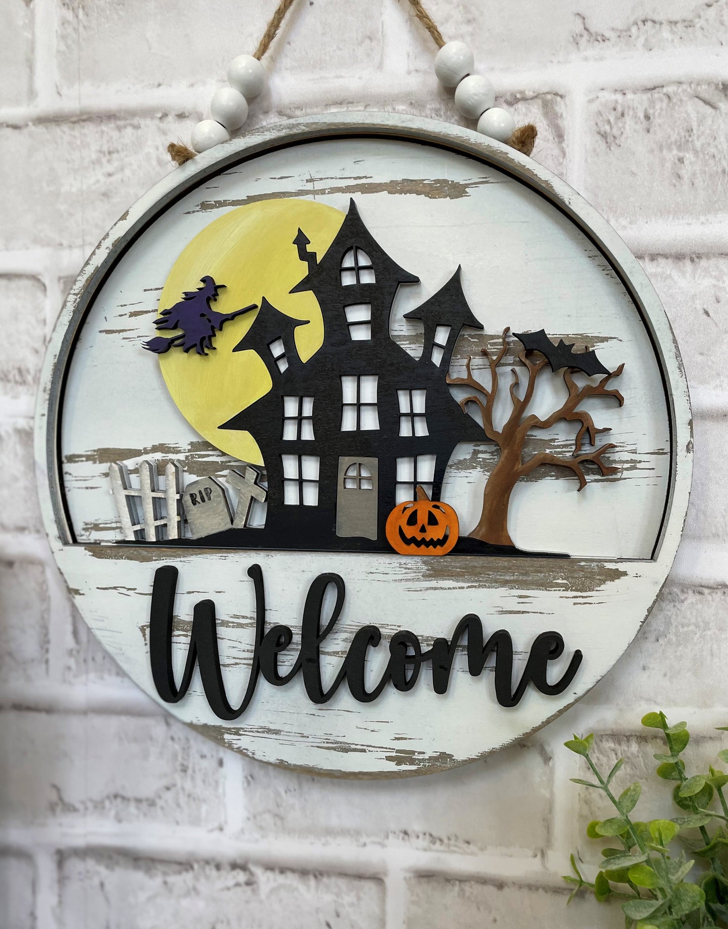 Welcome door hanger interchangeables