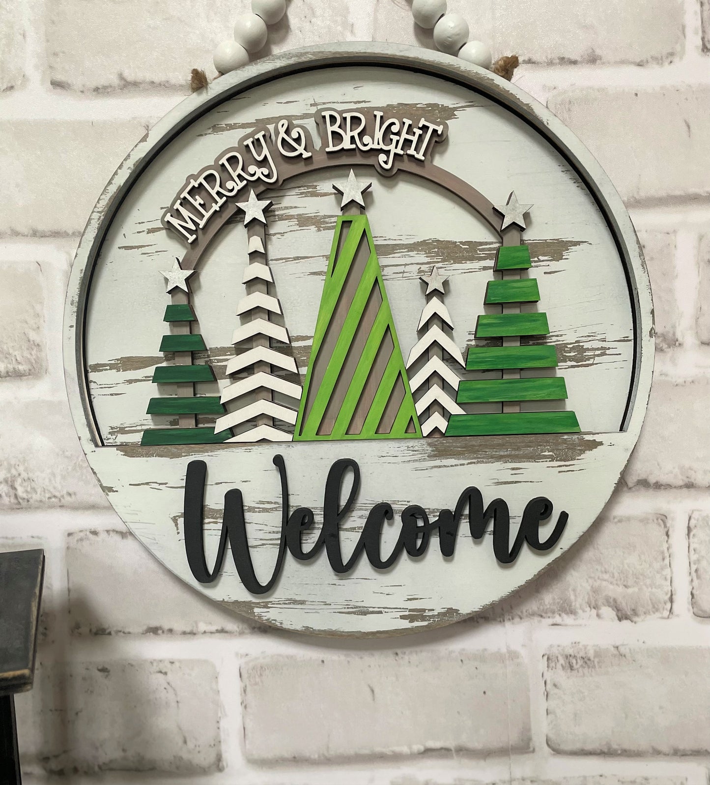 Welcome door hanger interchangeables