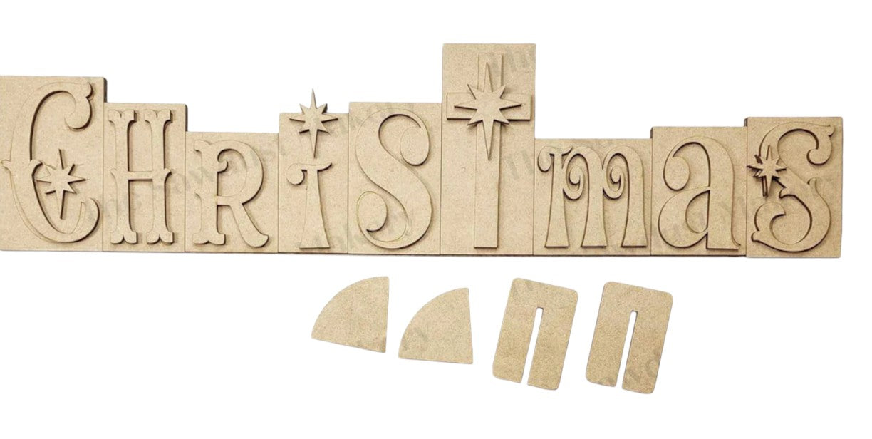 Christmas/Winter Word Blocks