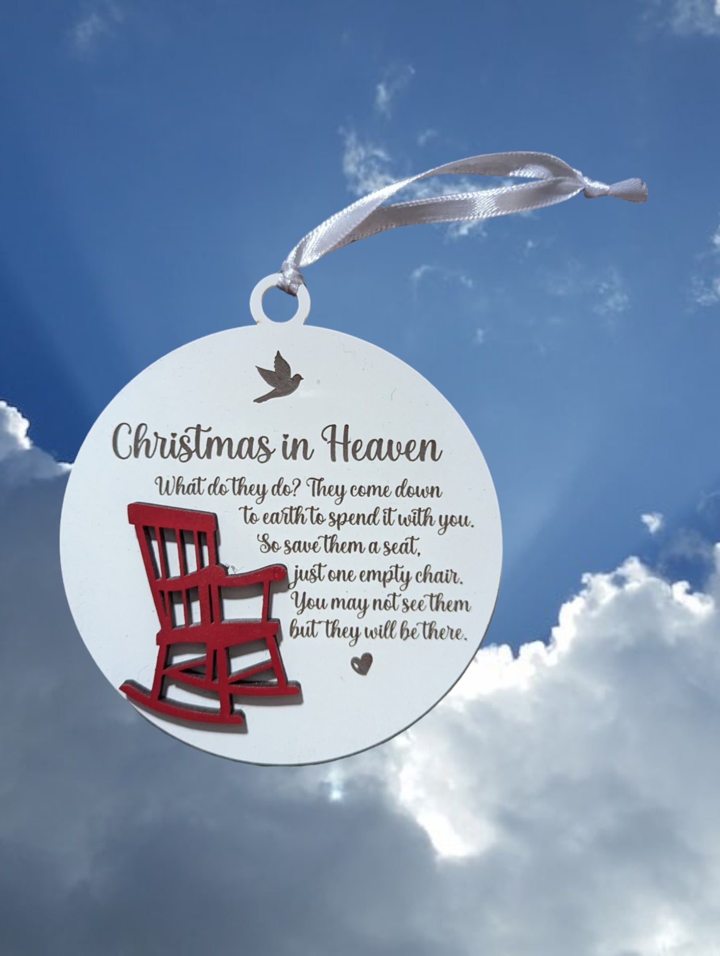 Christmas in Heaven ornament