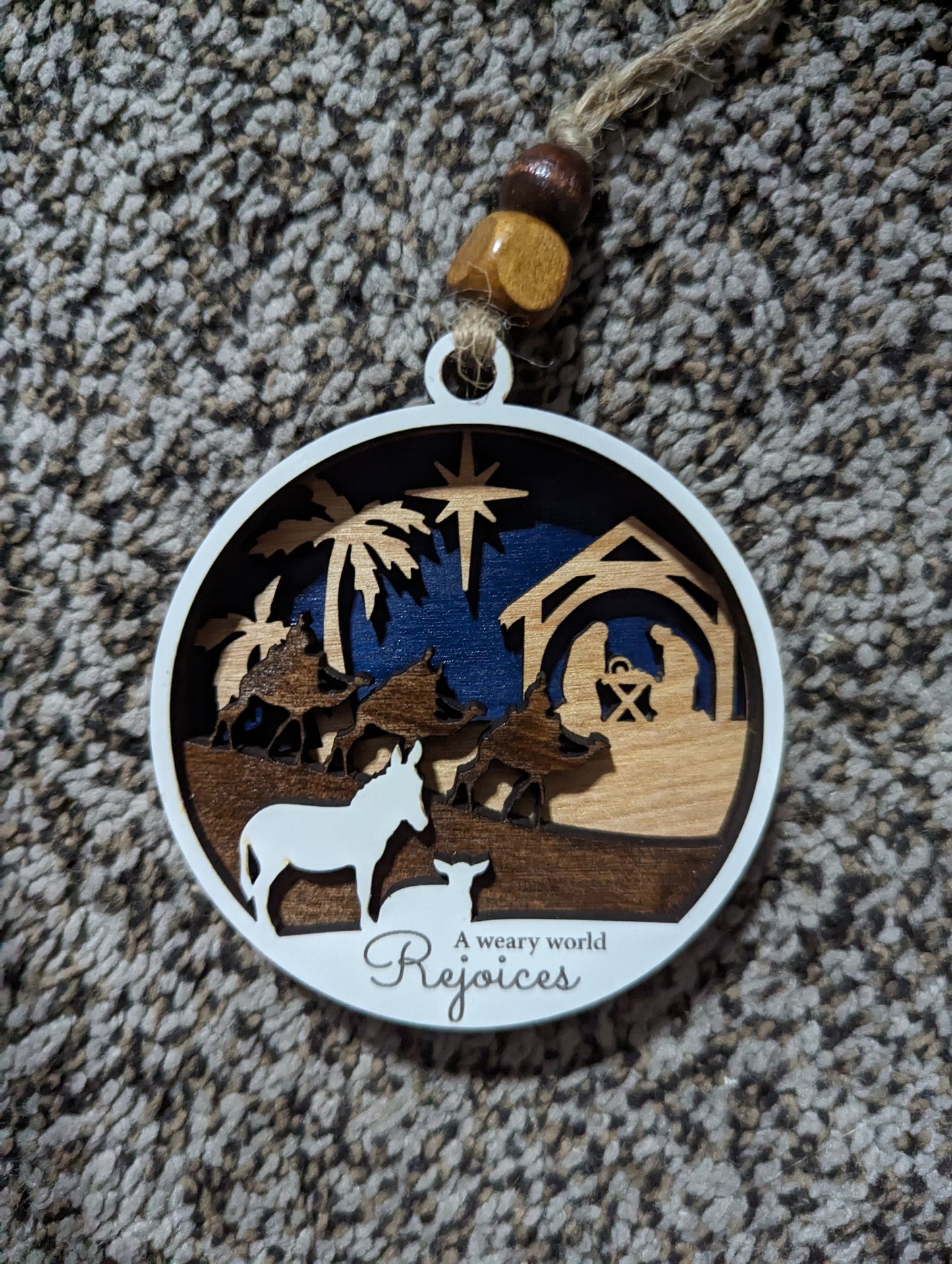 Manger scene ornaments