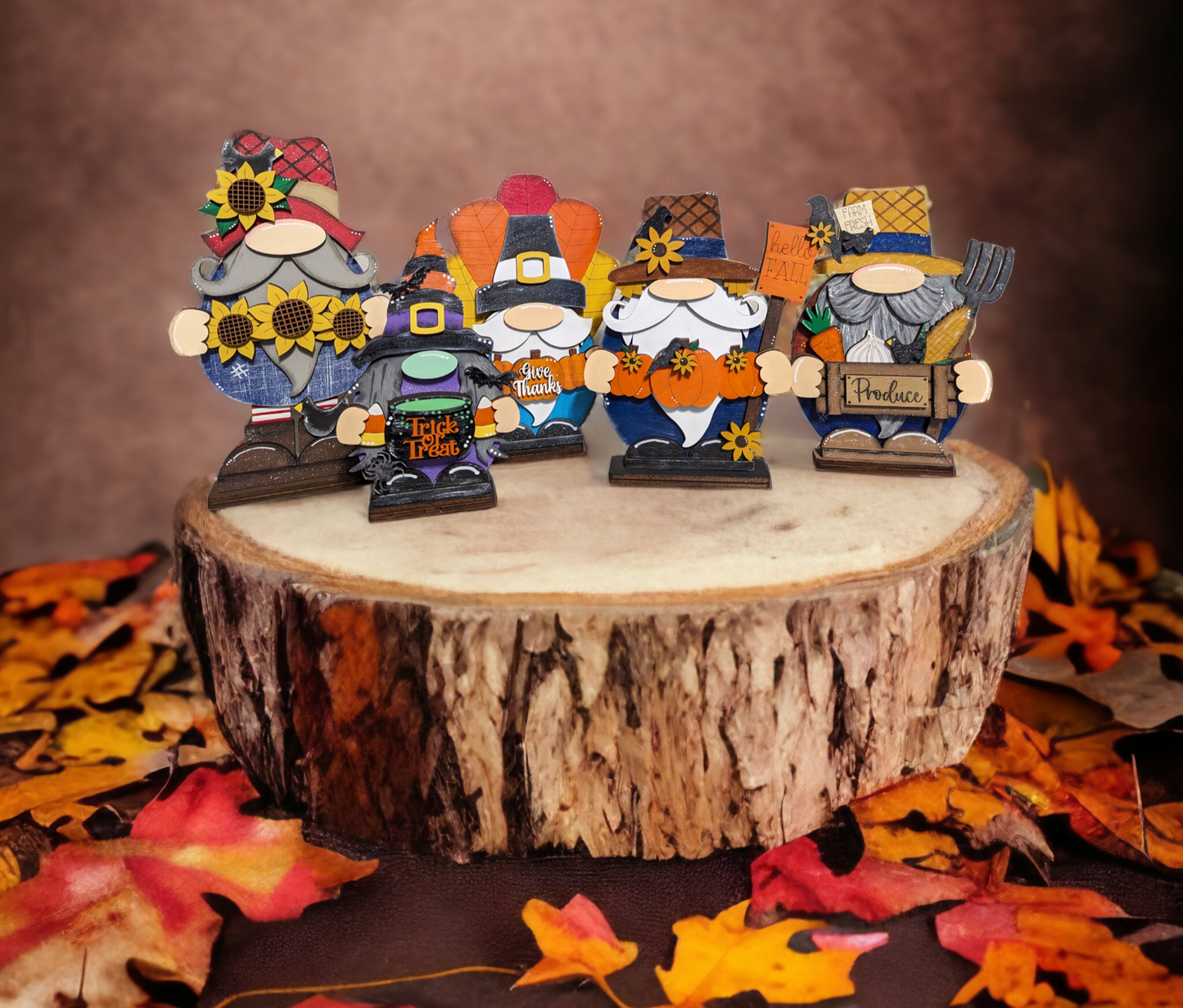 Fall Gnome Family
