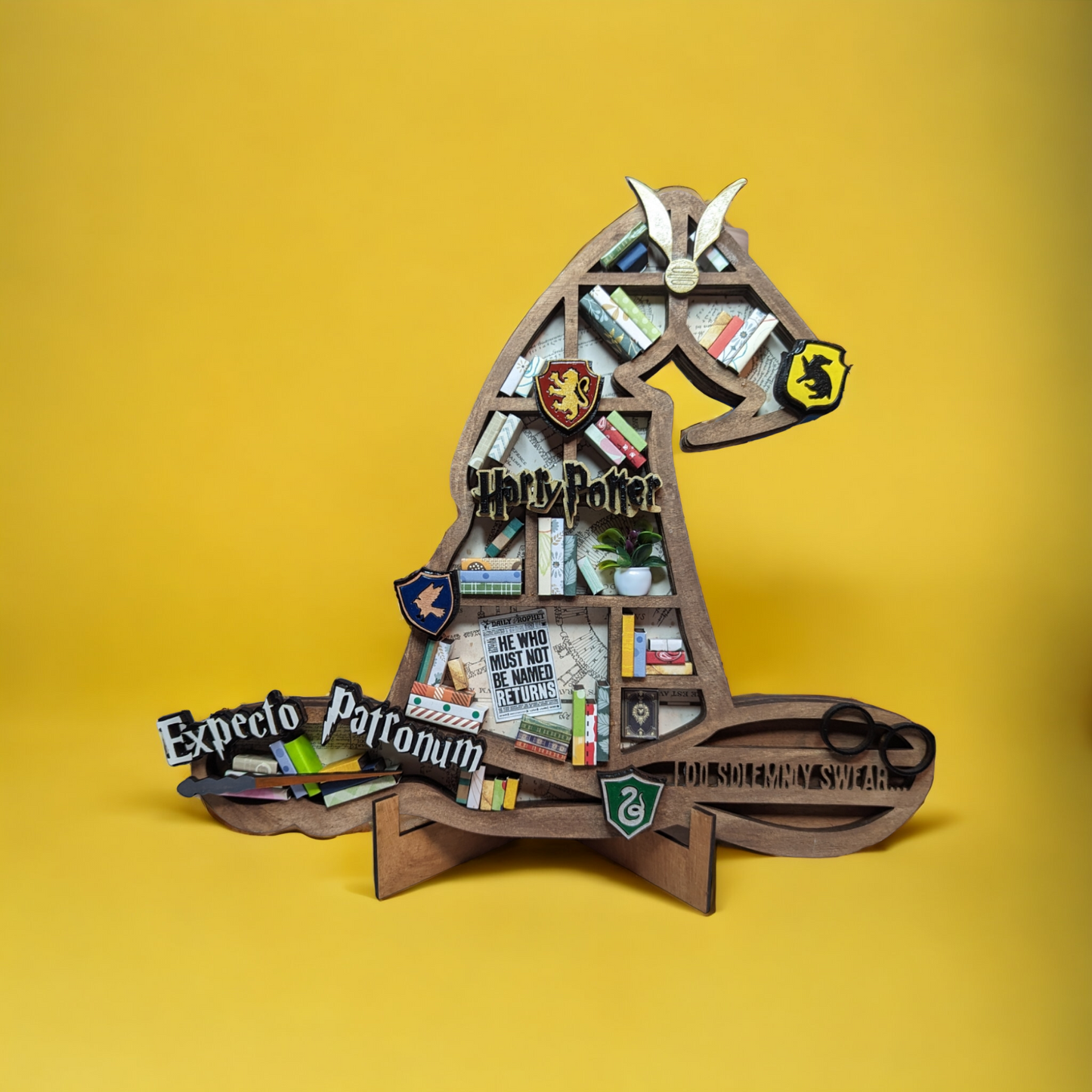 The Sorting Hat mini bookshelf