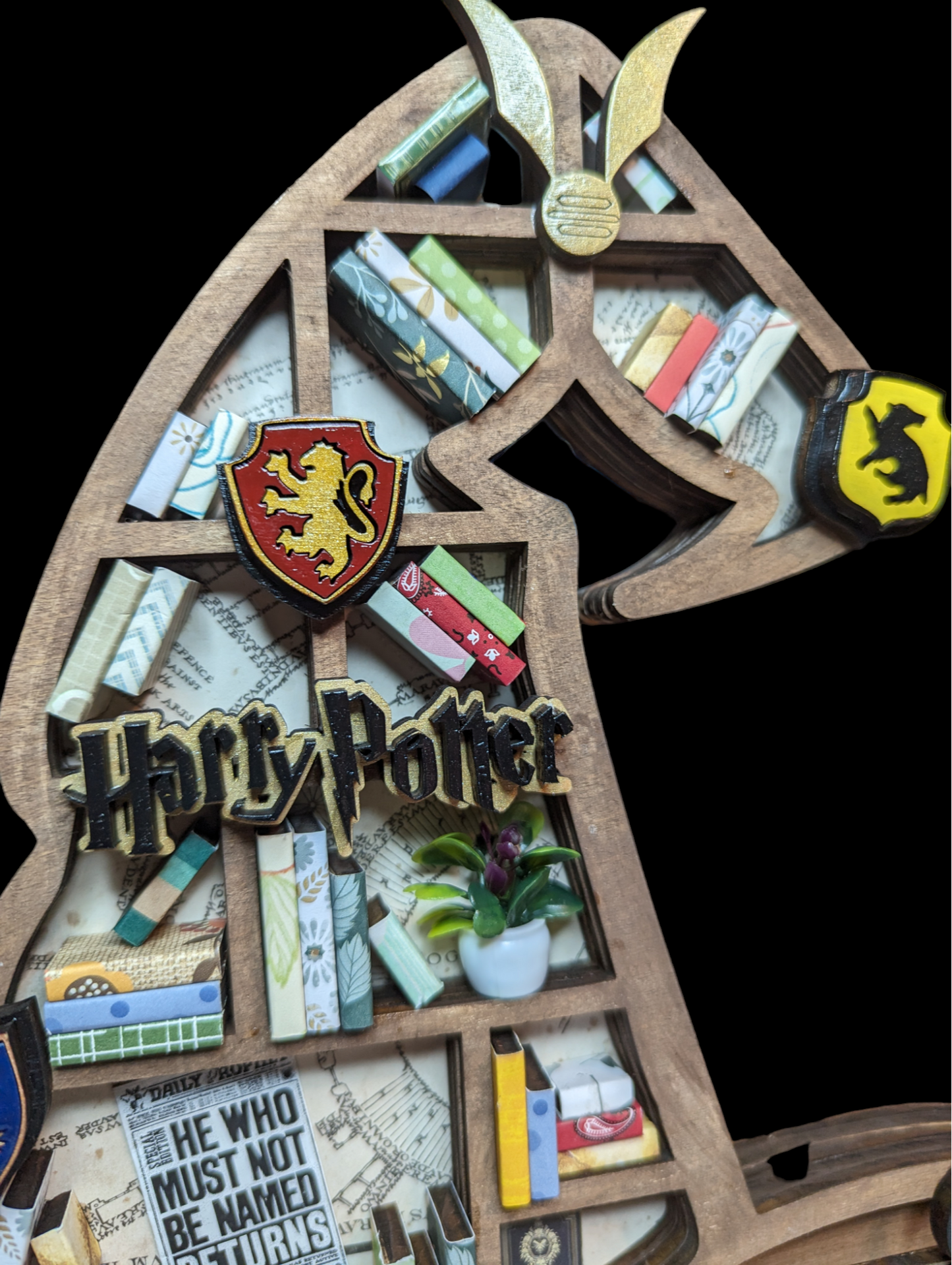 The Sorting Hat mini bookshelf