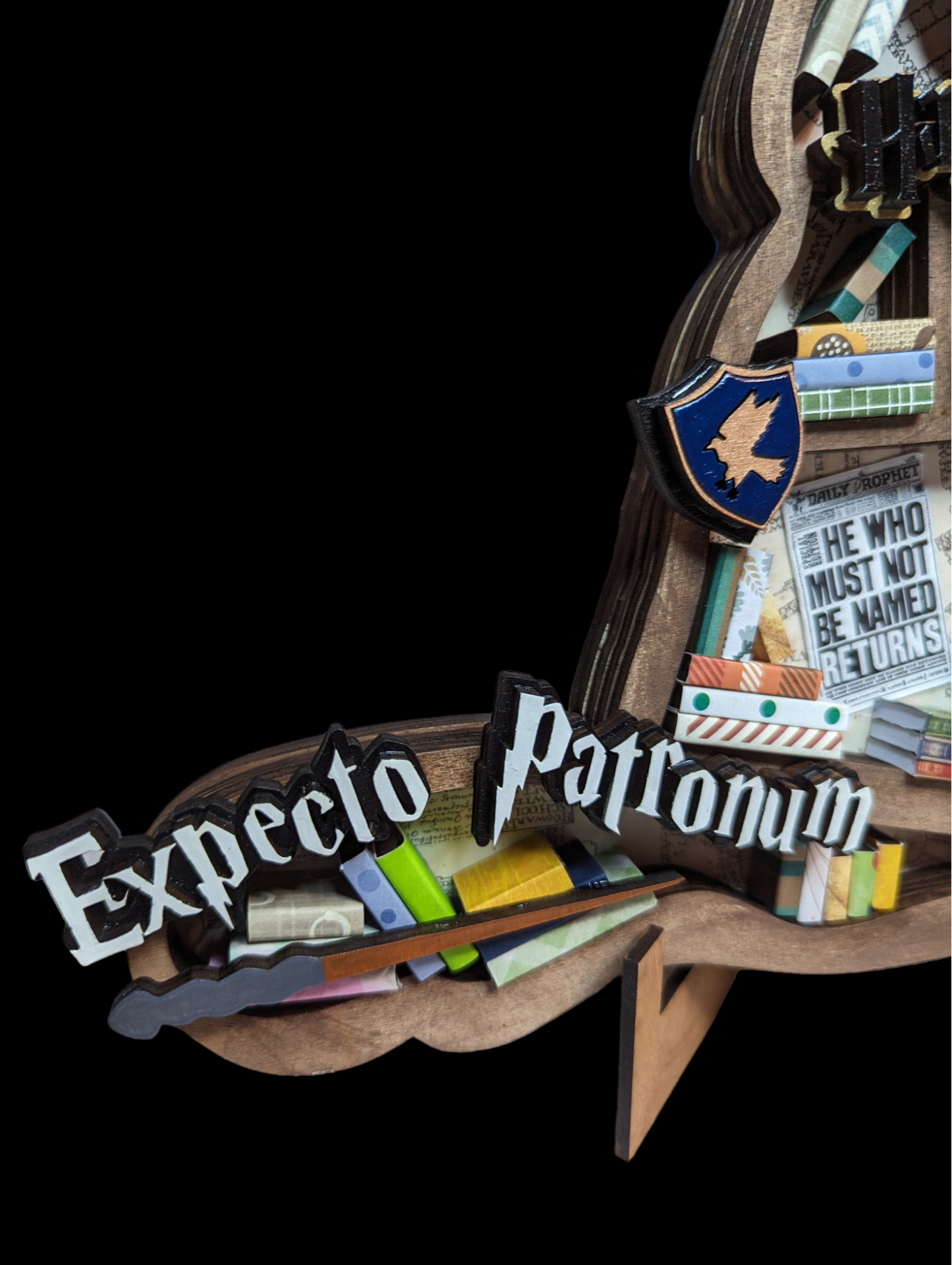 The Sorting Hat mini bookshelf
