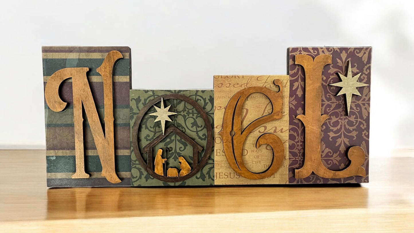 Christmas/Winter Word Blocks