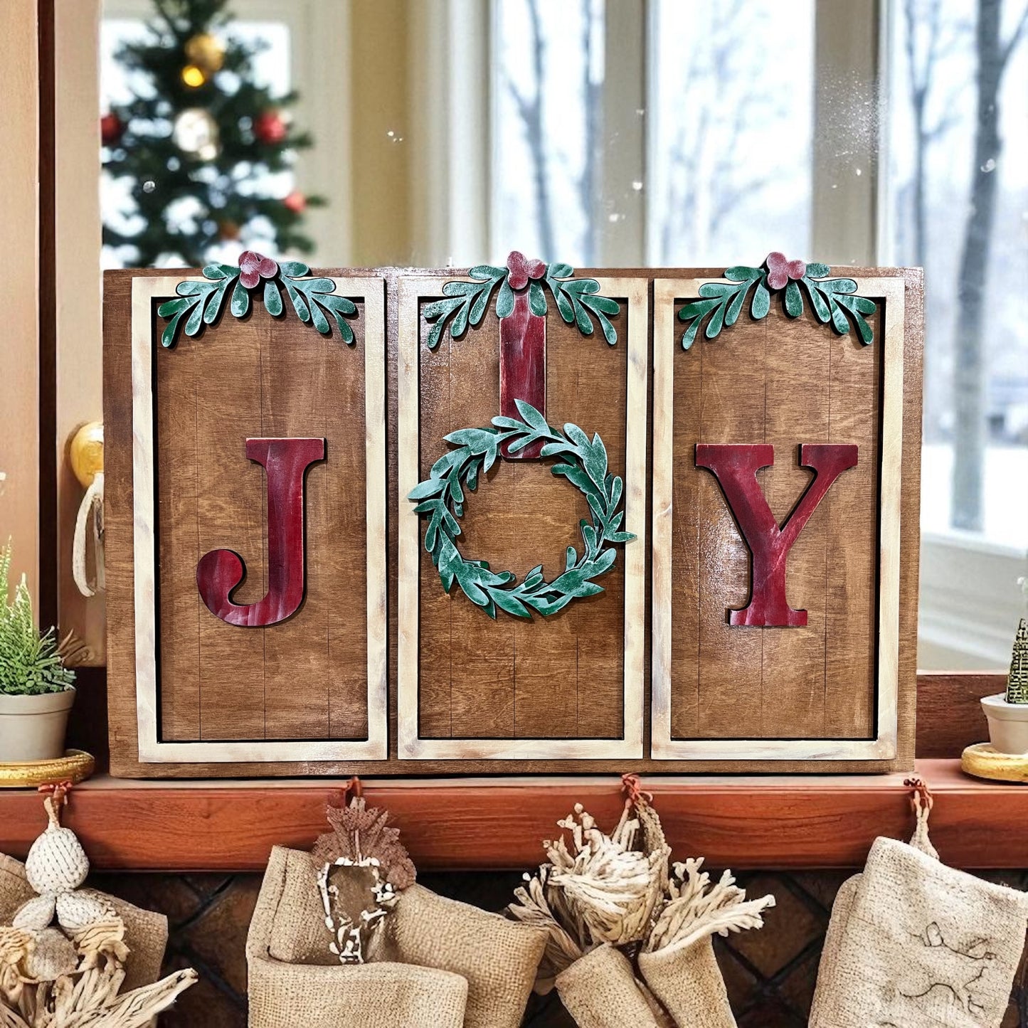 Christmas Joy sign