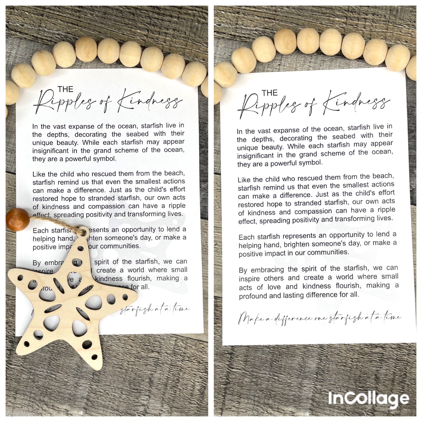 Story card car charms/ornaments
