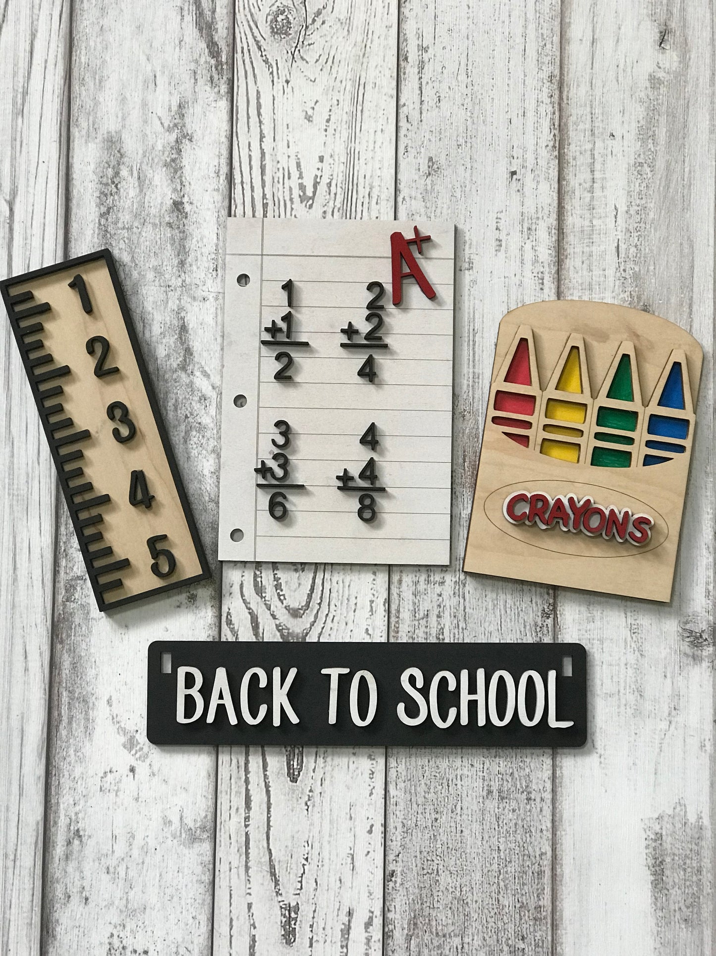 Wagon insert - Back to School