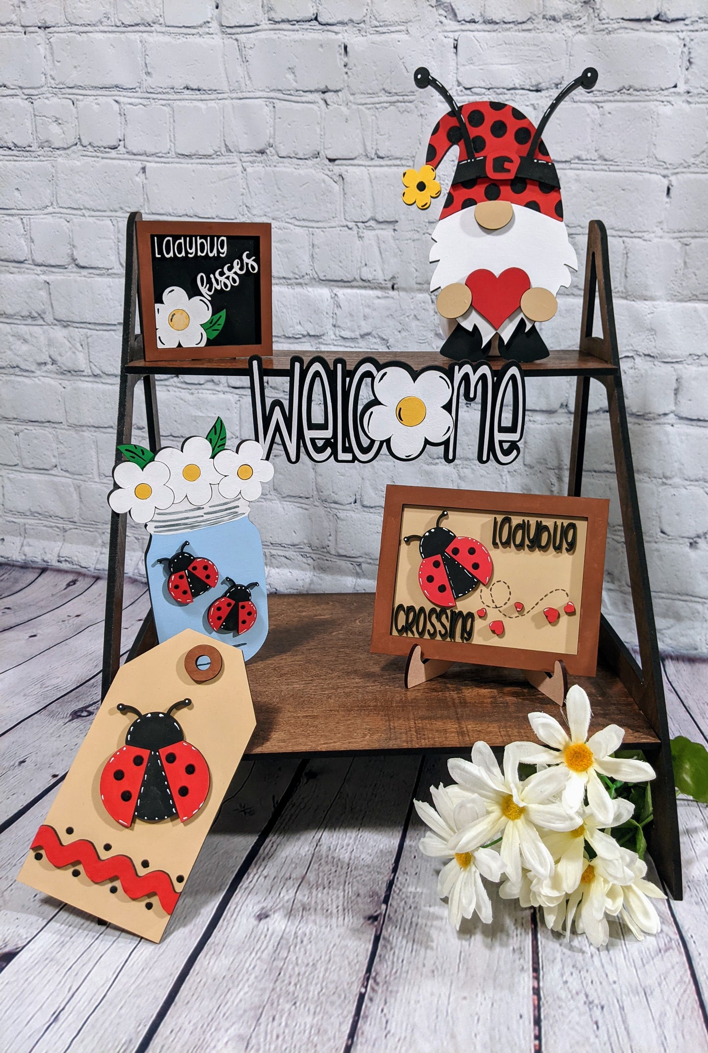 Lady Bug tiered tray
