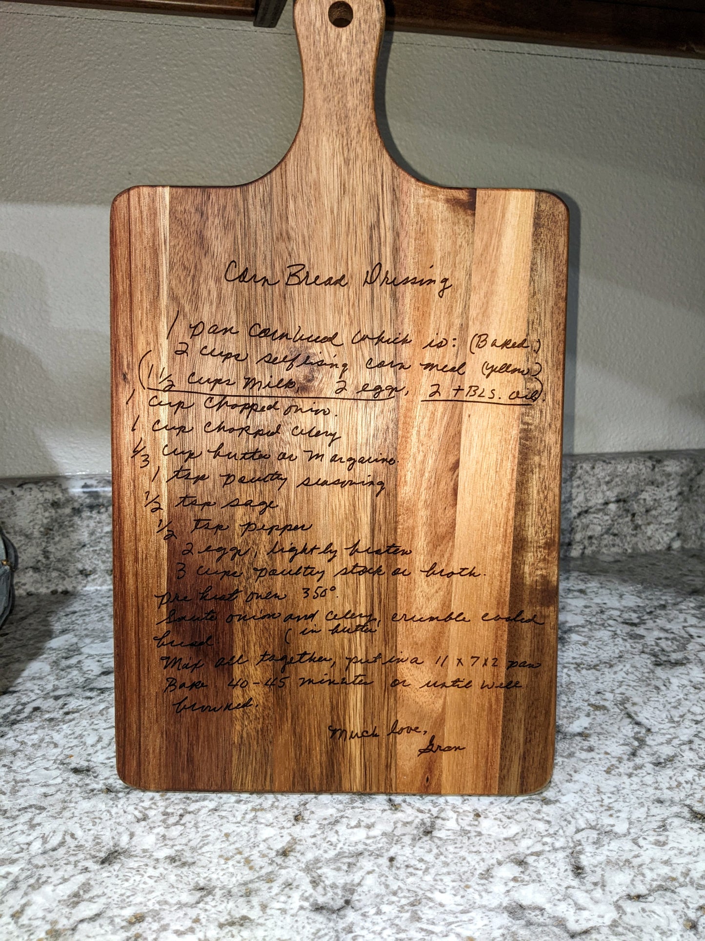 Custom cutting boards