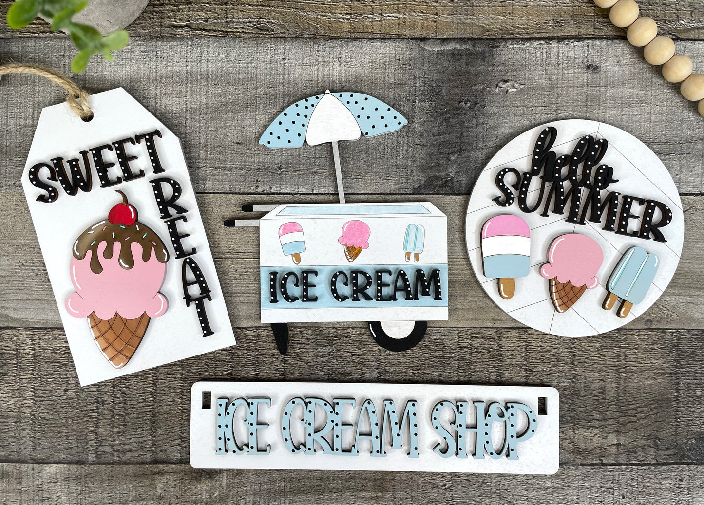 Wagon insert - Ice Cream Shop