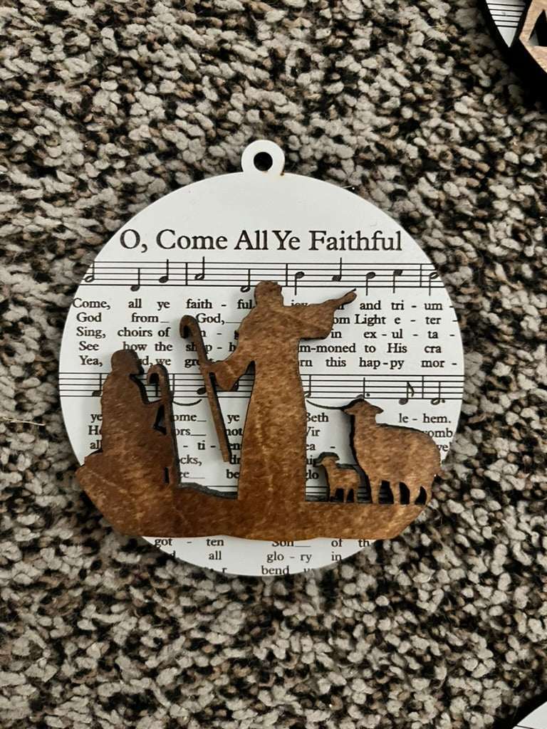 Christmas Song ornaments