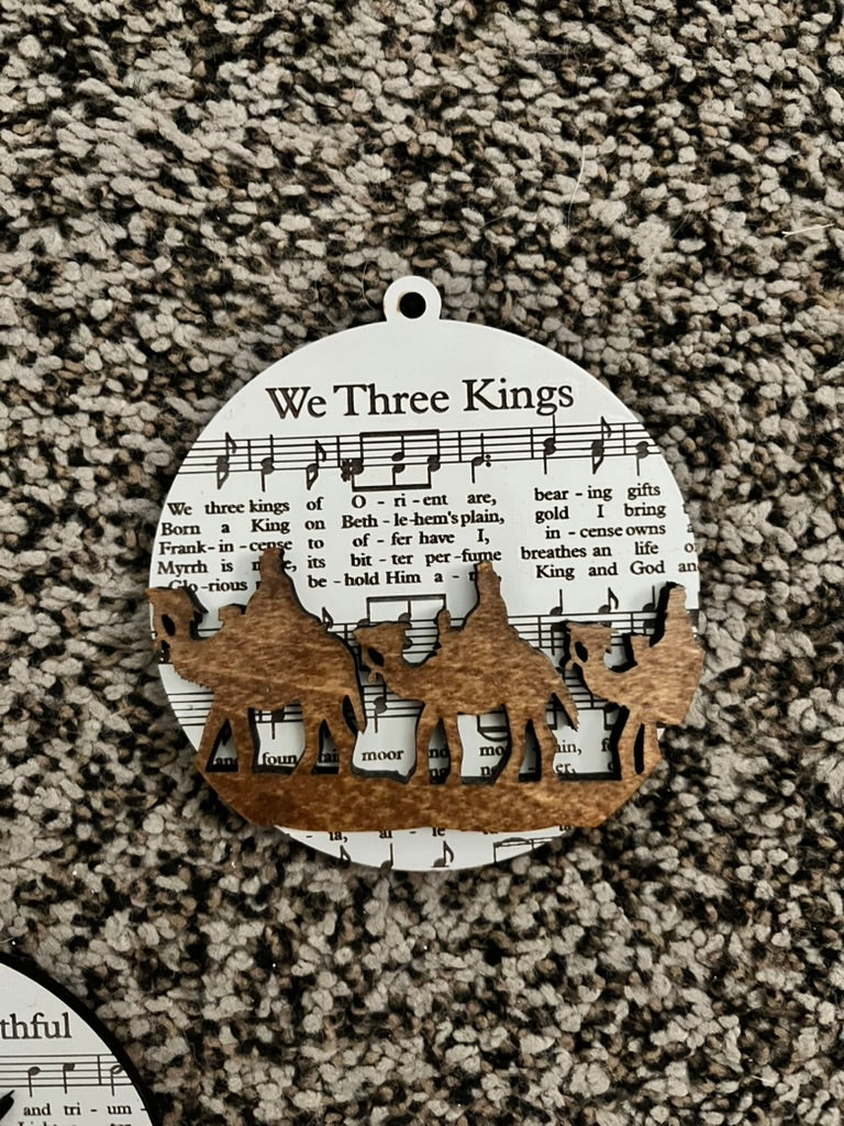 Christmas Song ornaments