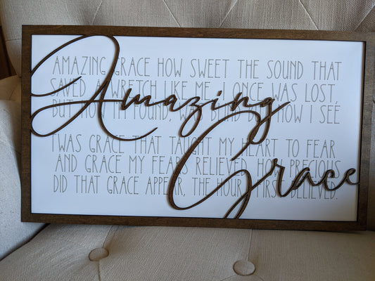 Amazing Grace sign