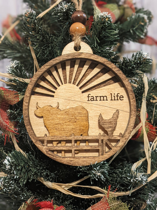 Farm Life ornament