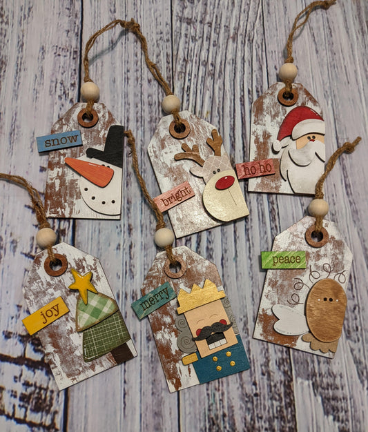 Oversized Christmas tags