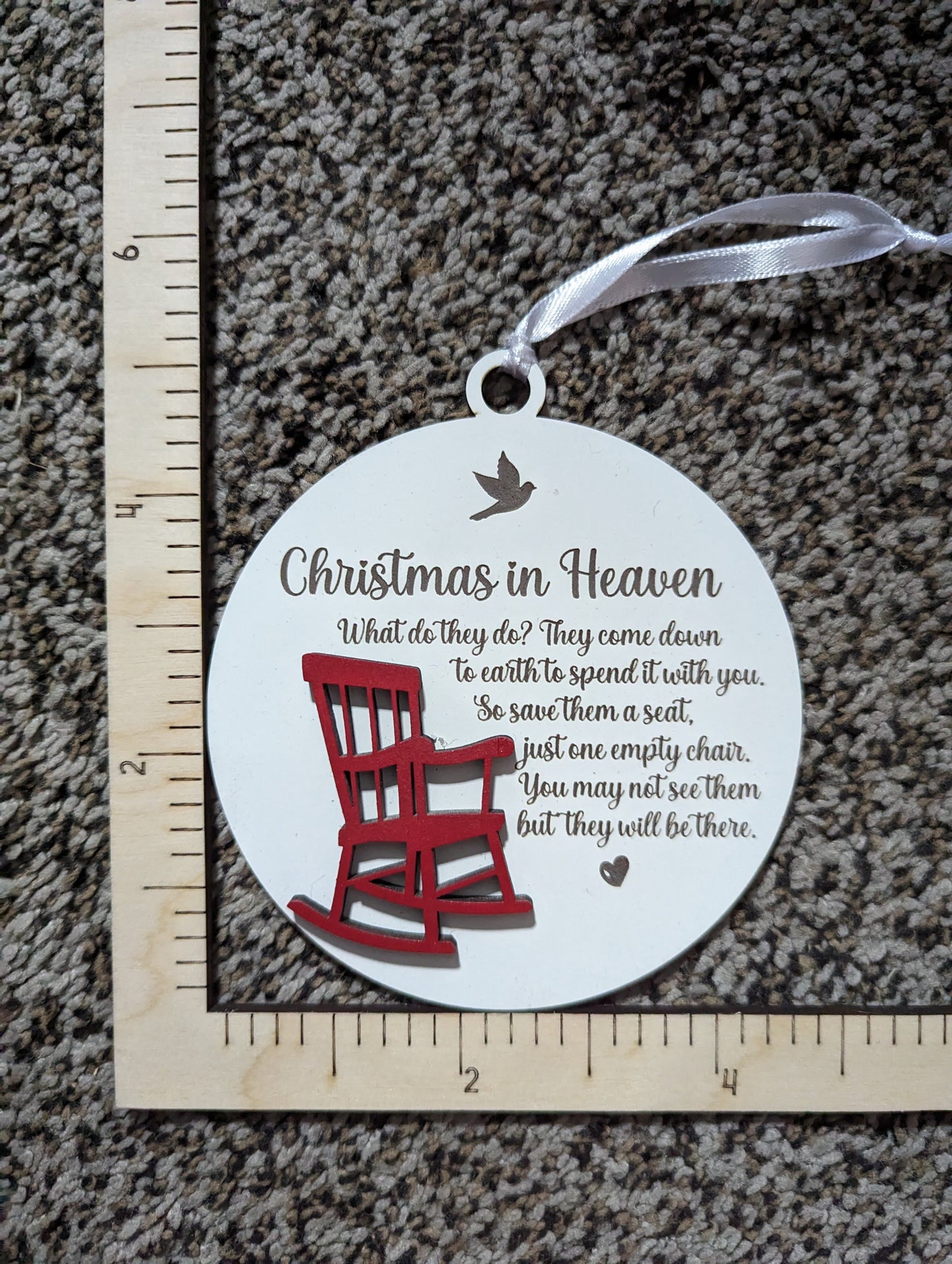 Christmas in Heaven ornament