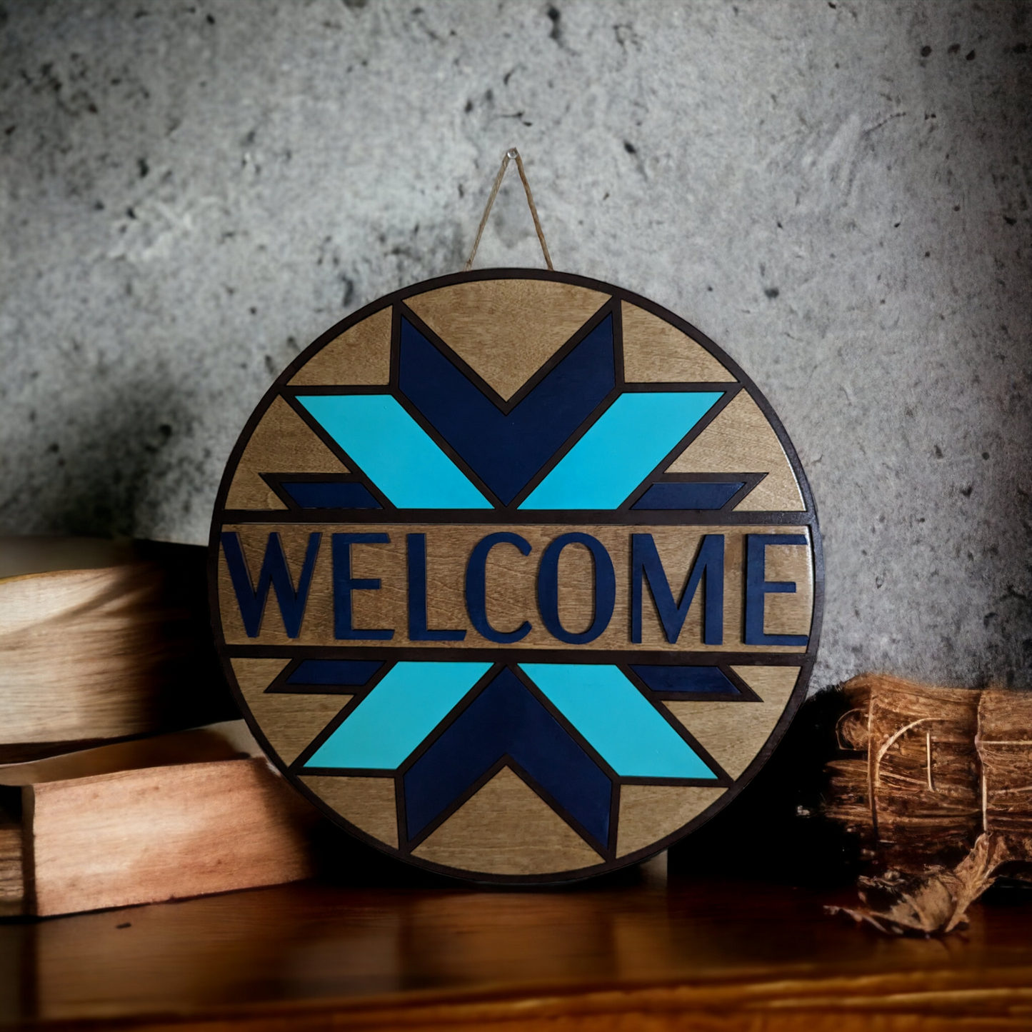 Boho Welcome round
