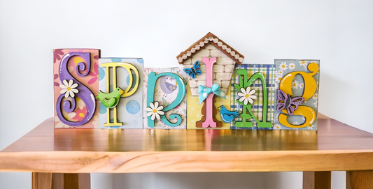 Spring/Summer Word Blocks