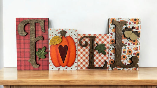 Fall Word Blocks