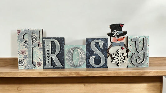 Christmas/Winter Word Blocks