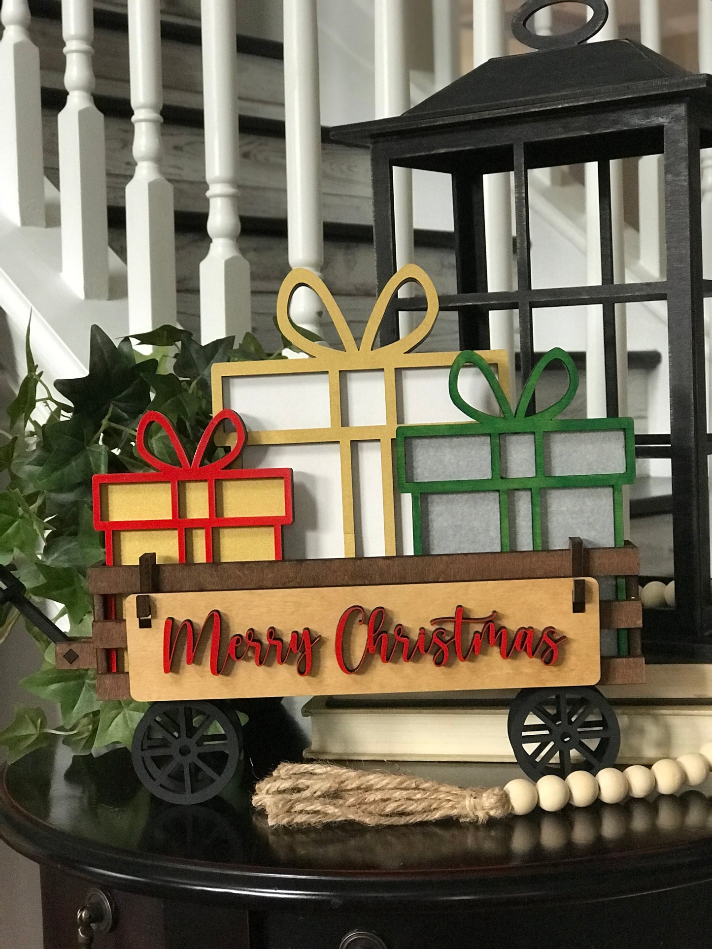 Wagon insert - Merry Christmas