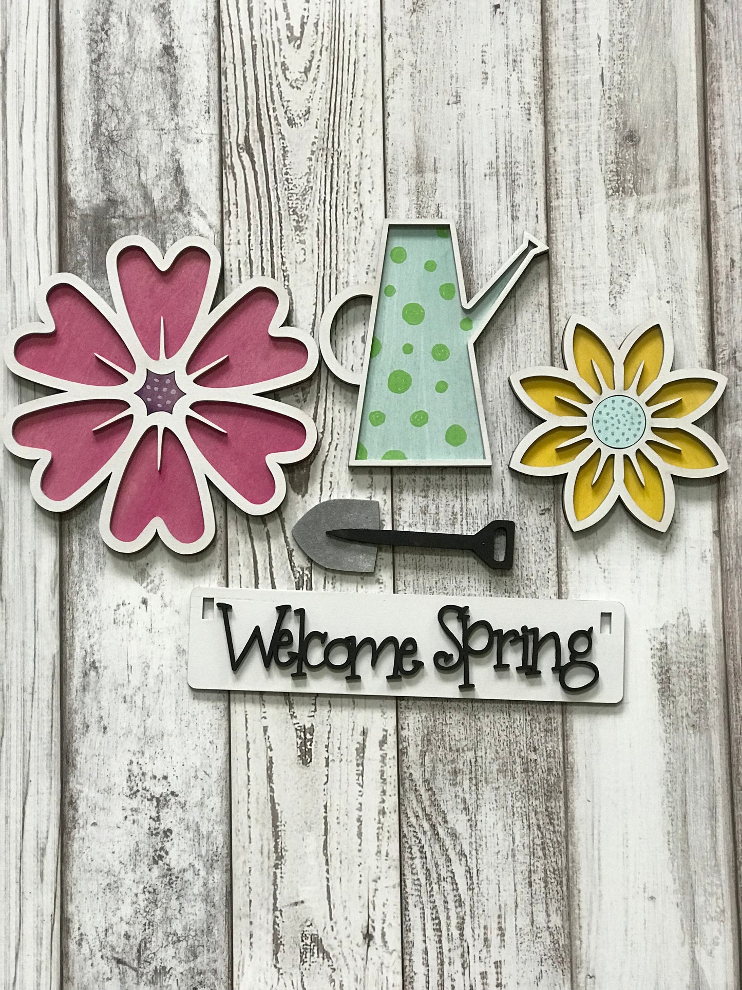 Wagon insert - Welcome Spring