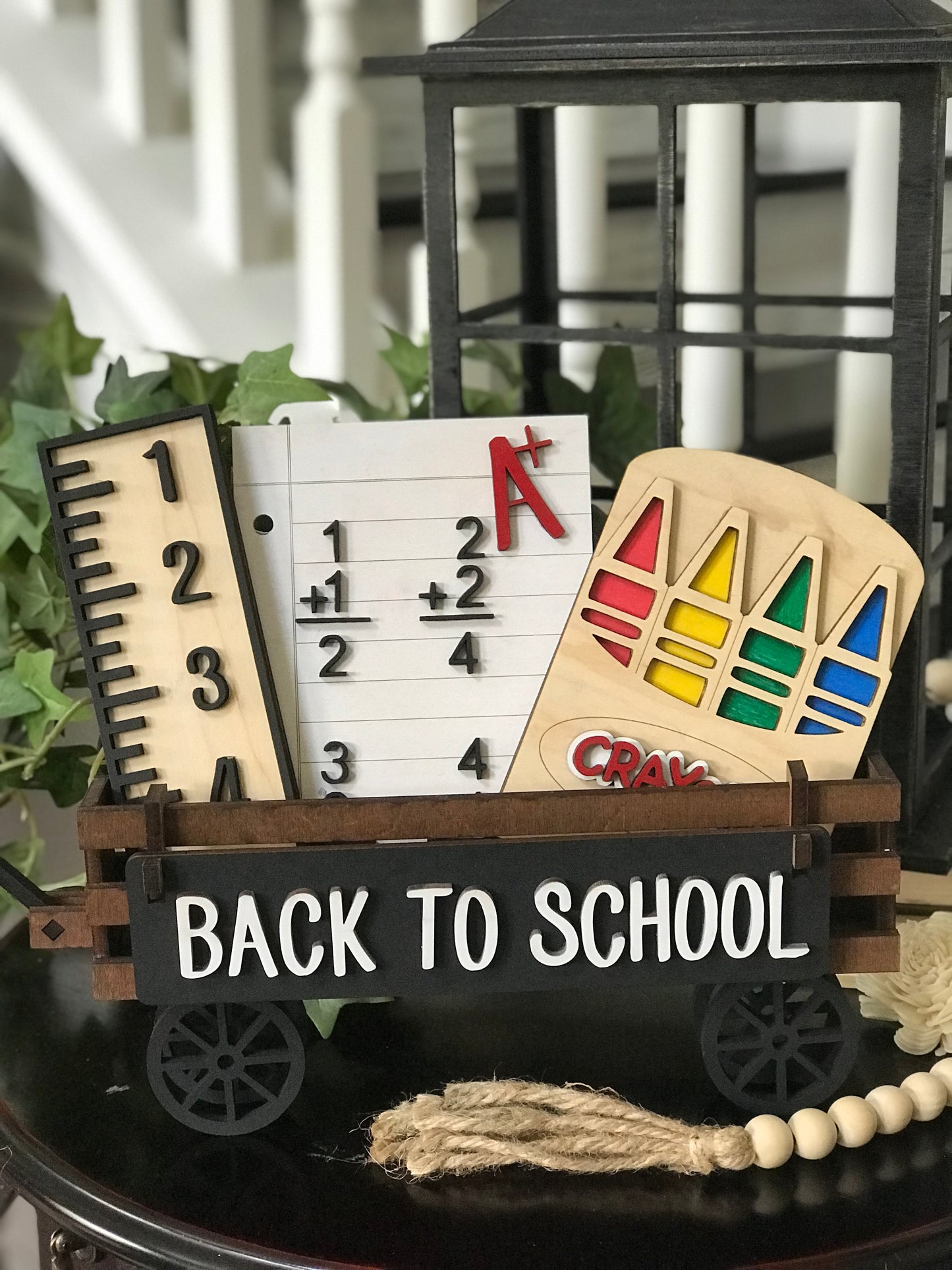 Wagon insert - Back to School