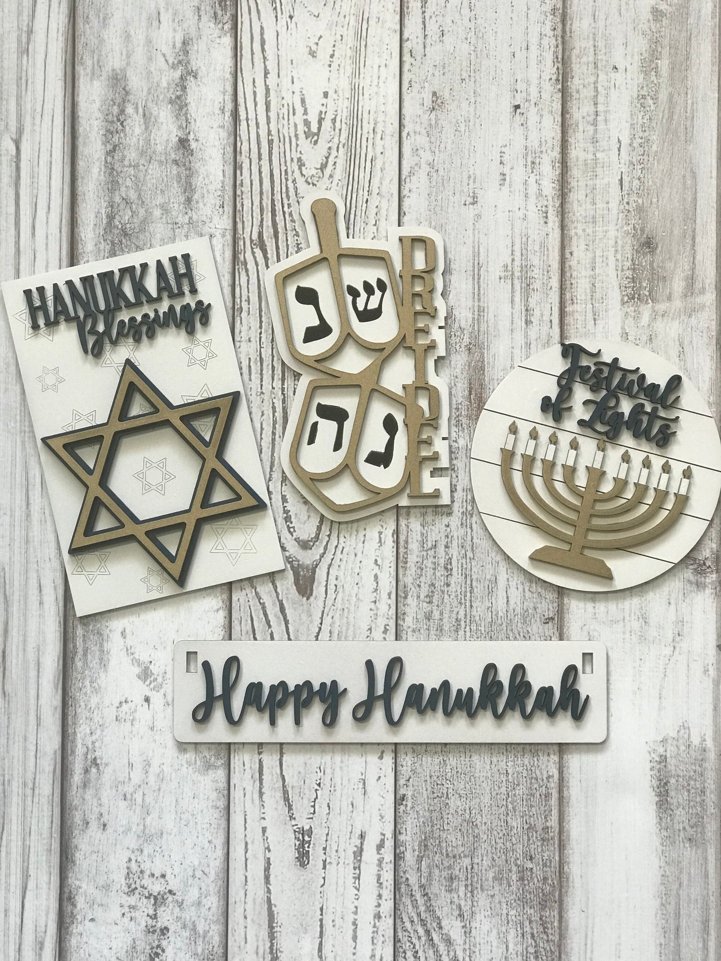 Wagon insert - Happy Hanukkah