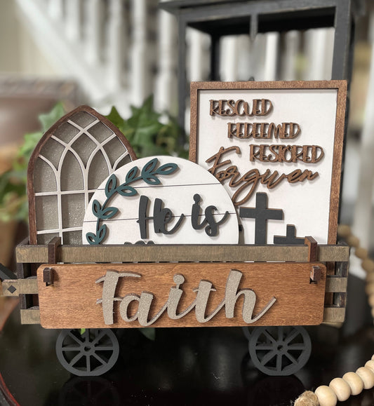 Wagon insert - Faith Easter