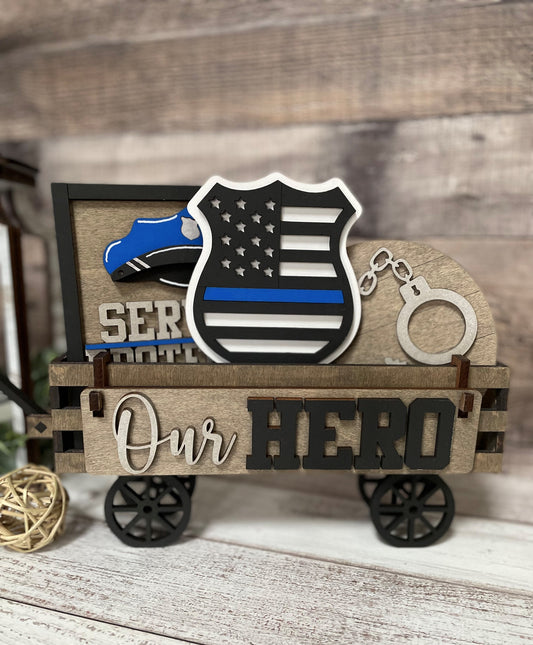 Wagon insert - Police Hero