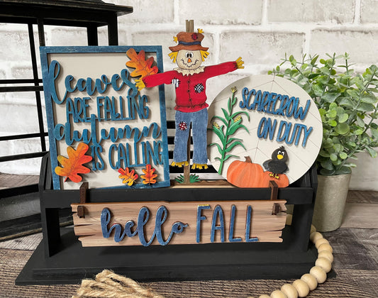 Wagon insert - Fall Scarecrow