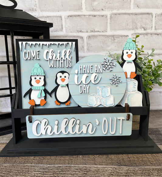 Wagon insert - Chillin Out Penguins