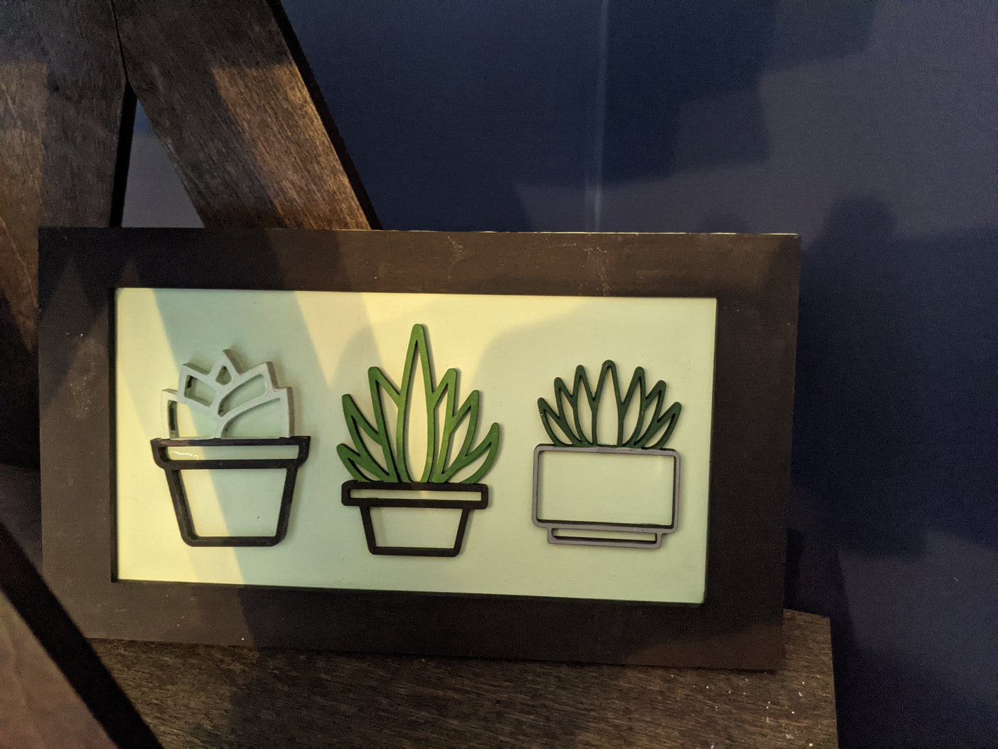Succulent tiered tray