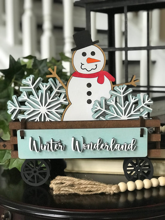 Wagon insert - Winter Wonderland